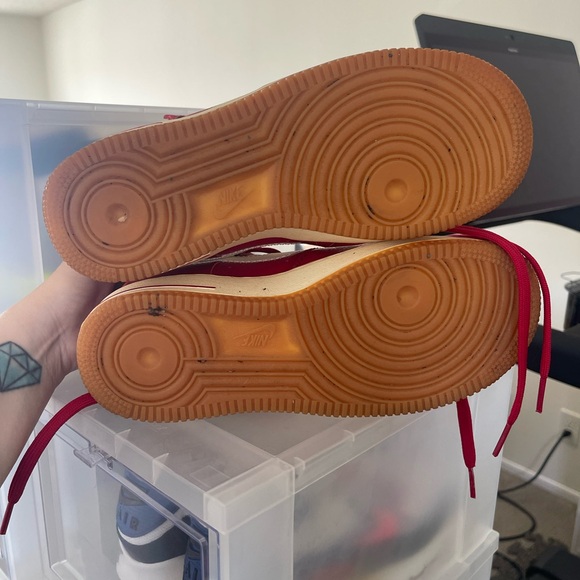 Nike Air Force 1 high hi 07 USA gym red royal blue. Size 6 - Picture 4 of 4